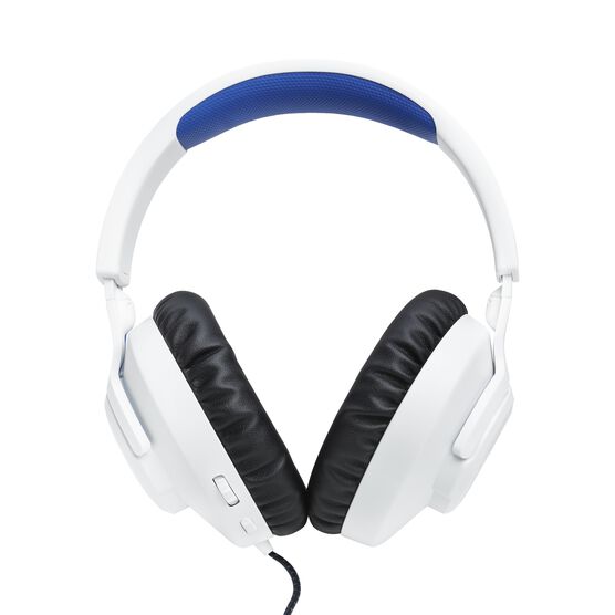JBL Quantum 100P Console - White - Wired over-ear gaming headset with a detachable mic - Back JBL Quantum 100P Console - White - Wired over-ear gaming headset with a detachable mic - Back